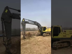 Volvo EC460LC Excavatrices à rampe utilisées 2m3 Capacité de seau 245kw Puissance nominale